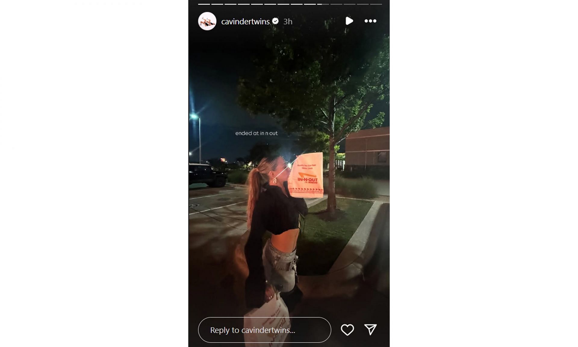 Screenshot, via Instagram